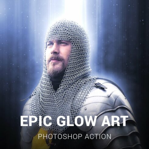 Epic Glow Photoshop Actioncover image.