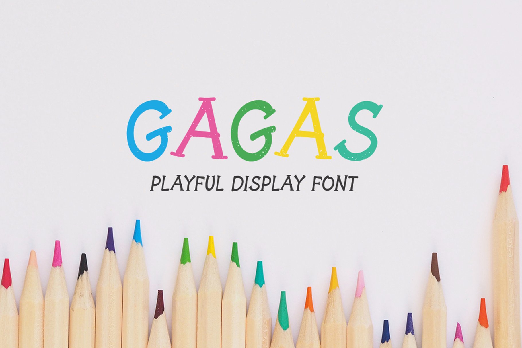 Gagas - Playful Display Font cover image.