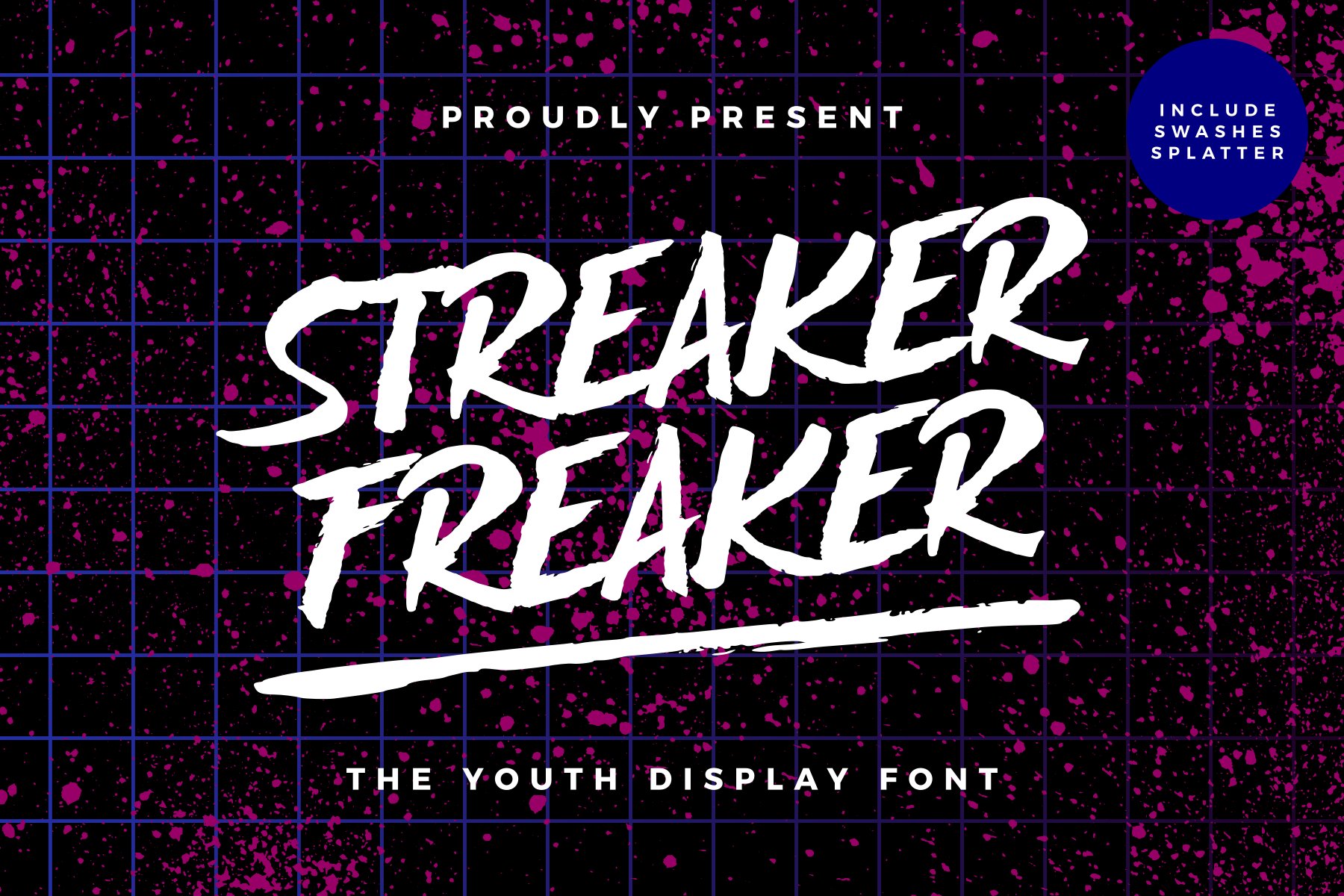 Streaker Freaker - Brush Font cover image.