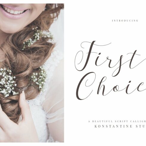 First Choice - Wedding Calligraphy cover image.