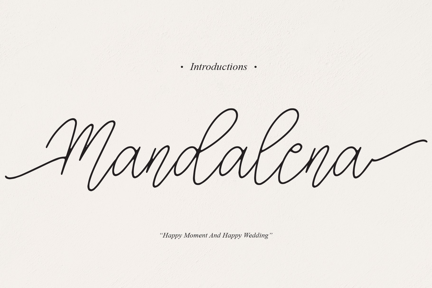 Mandalena | Script Font cover image.