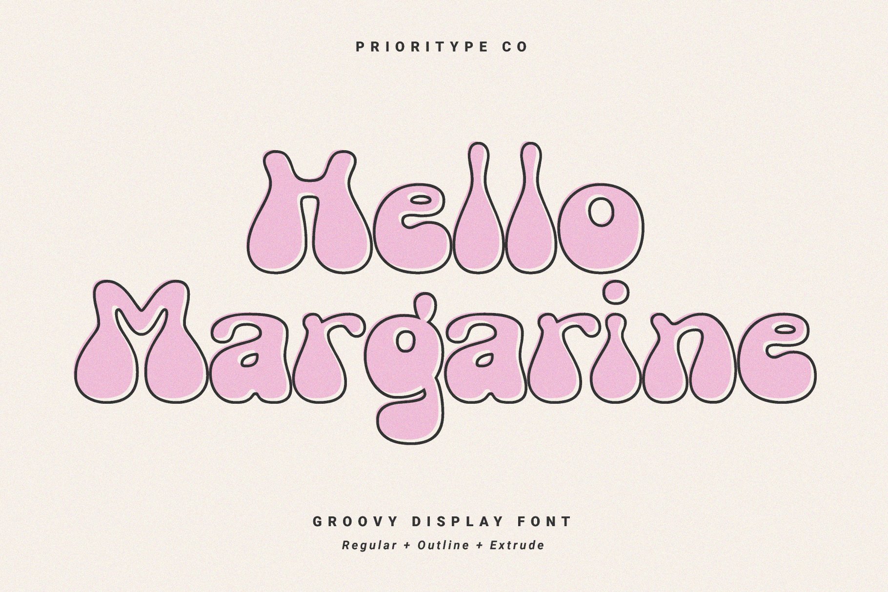 Hello Margarine - Groovy Font cover image.