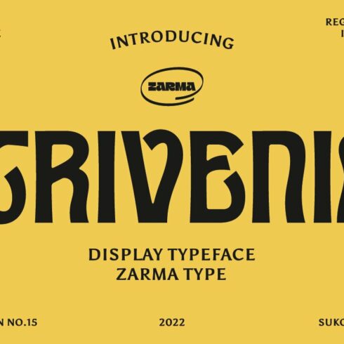 Trivenia - Display Font cover image.