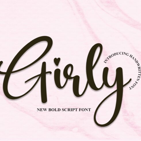 Girly | Script Font cover image.