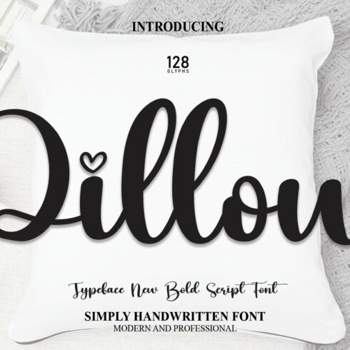 Pillow | Script Font cover image.