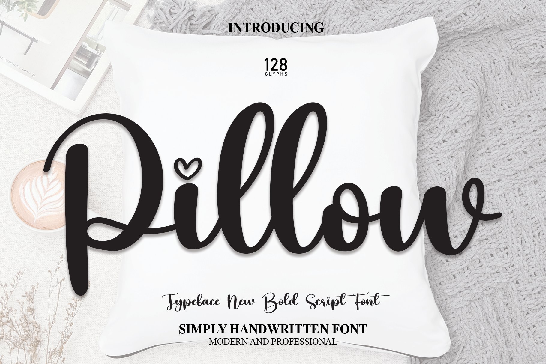 Pillow | Script Font cover image.