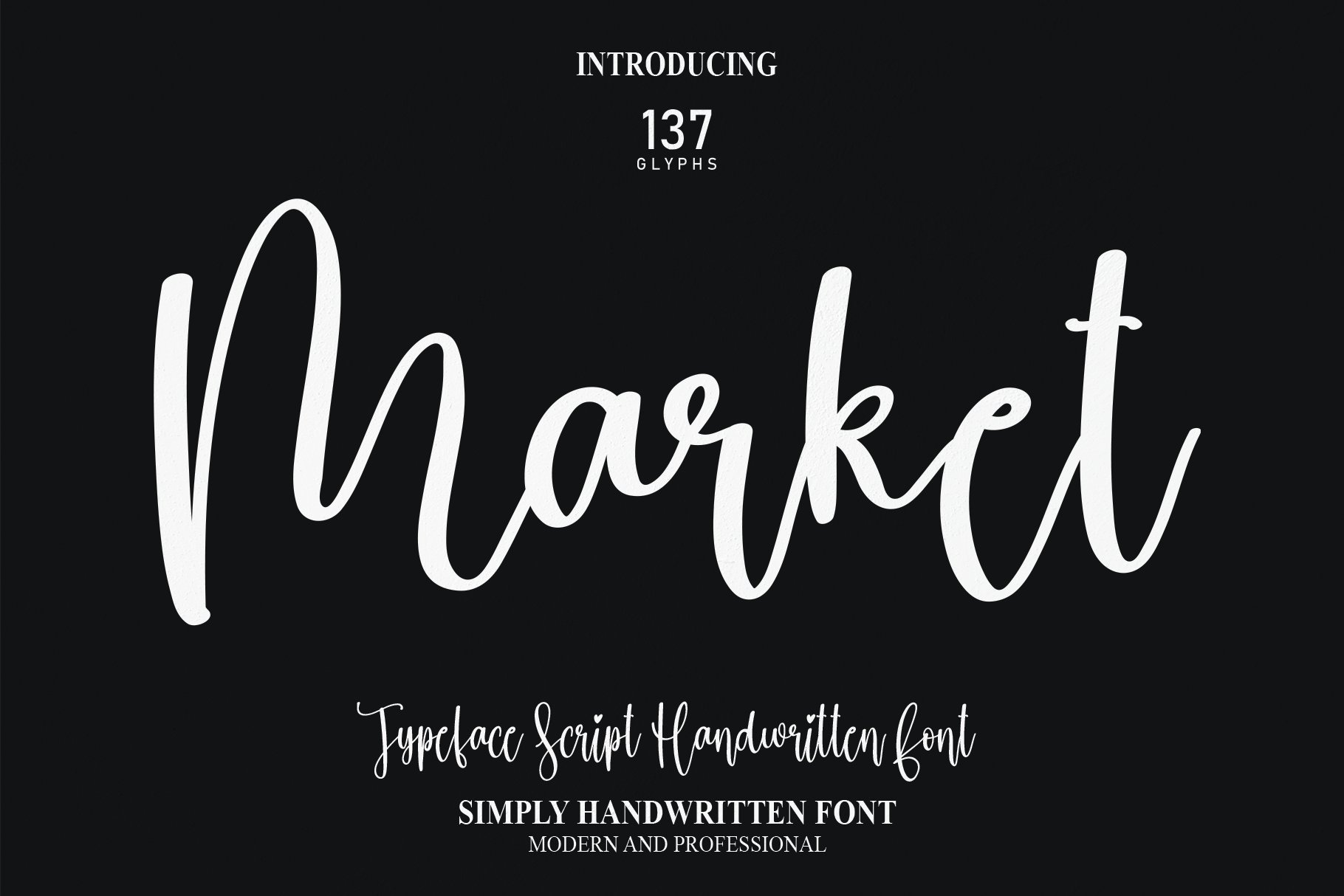 Market | Script Font cover image.