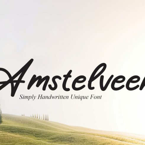 Amstelveen | Script Font cover image.