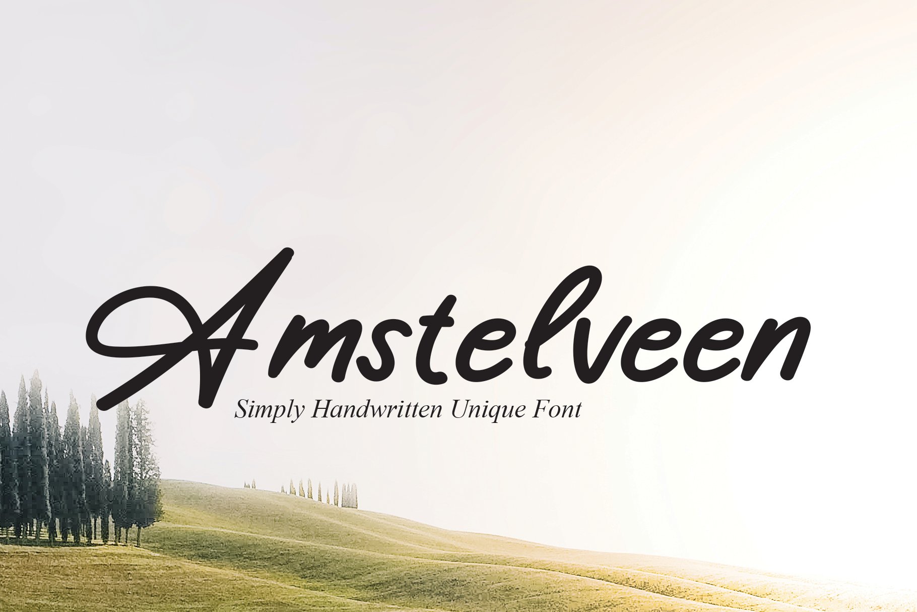 Amstelveen | Script Font cover image.