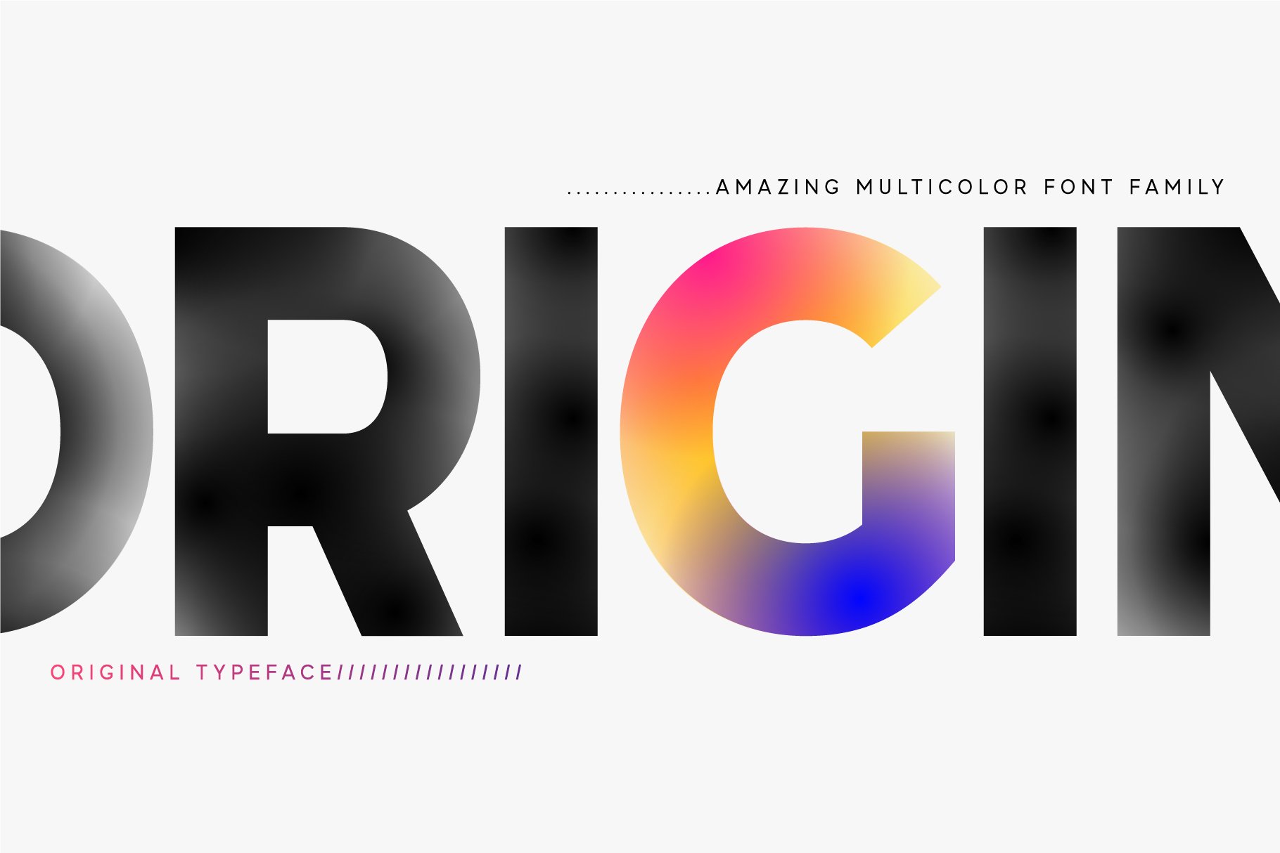 Colarino. Multicolor SVG-OTF fonts cover image.