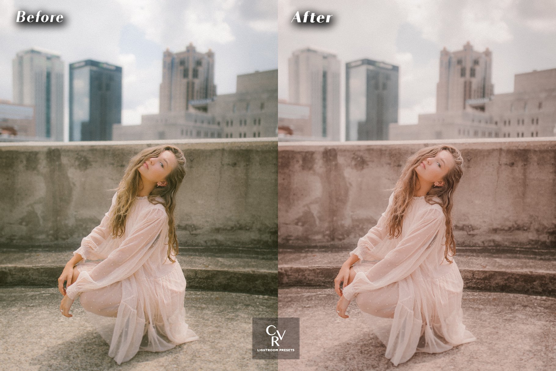 10 Rose Gold Lightroom Presetspreview image.