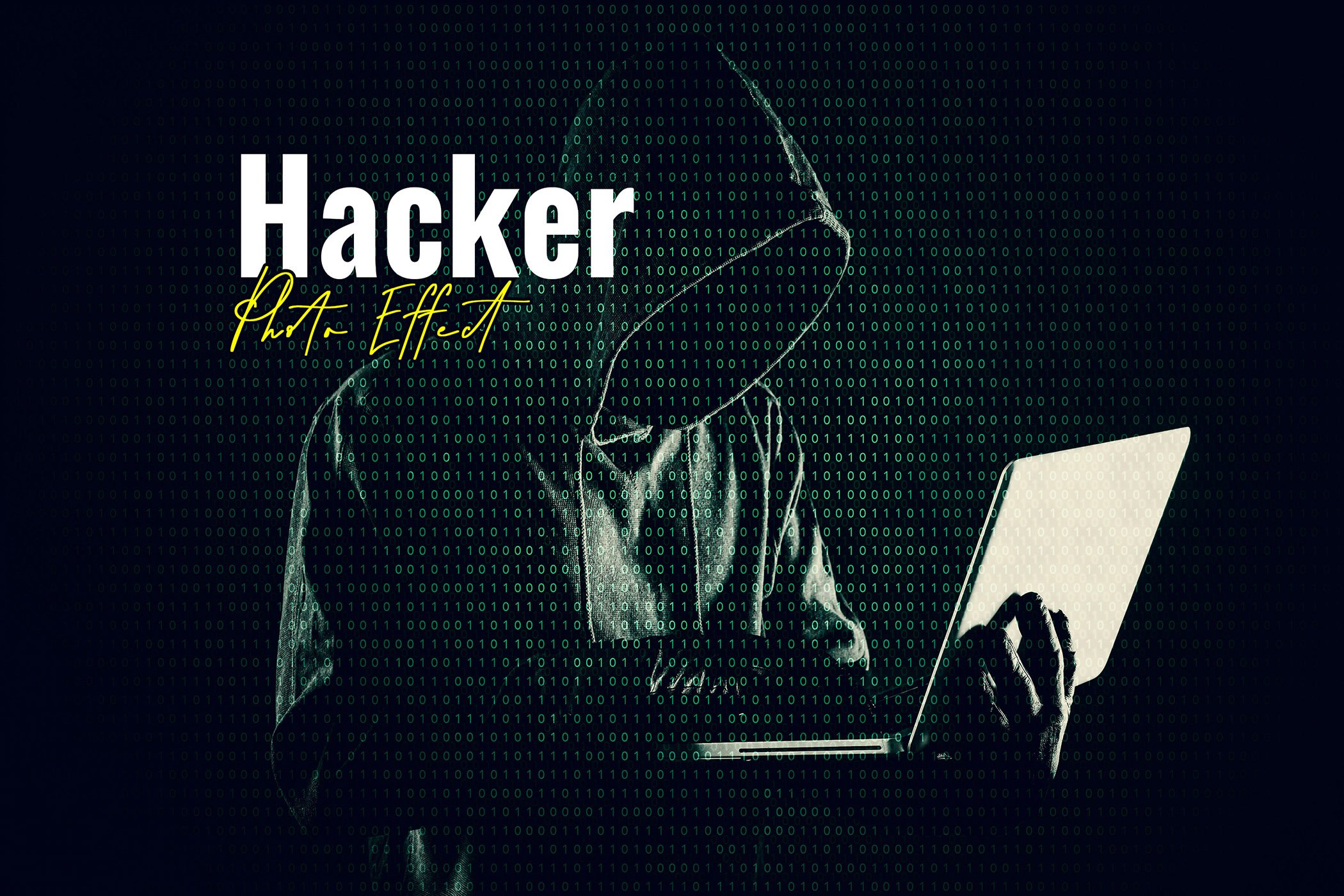 Hacker Matrix Photo Effectcover image.