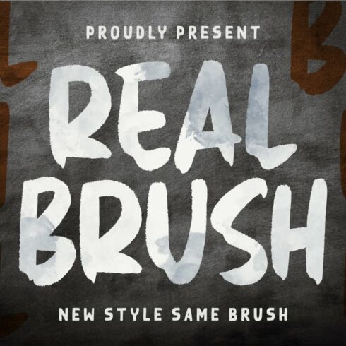 Real Brush - Handbrush Font cover image.