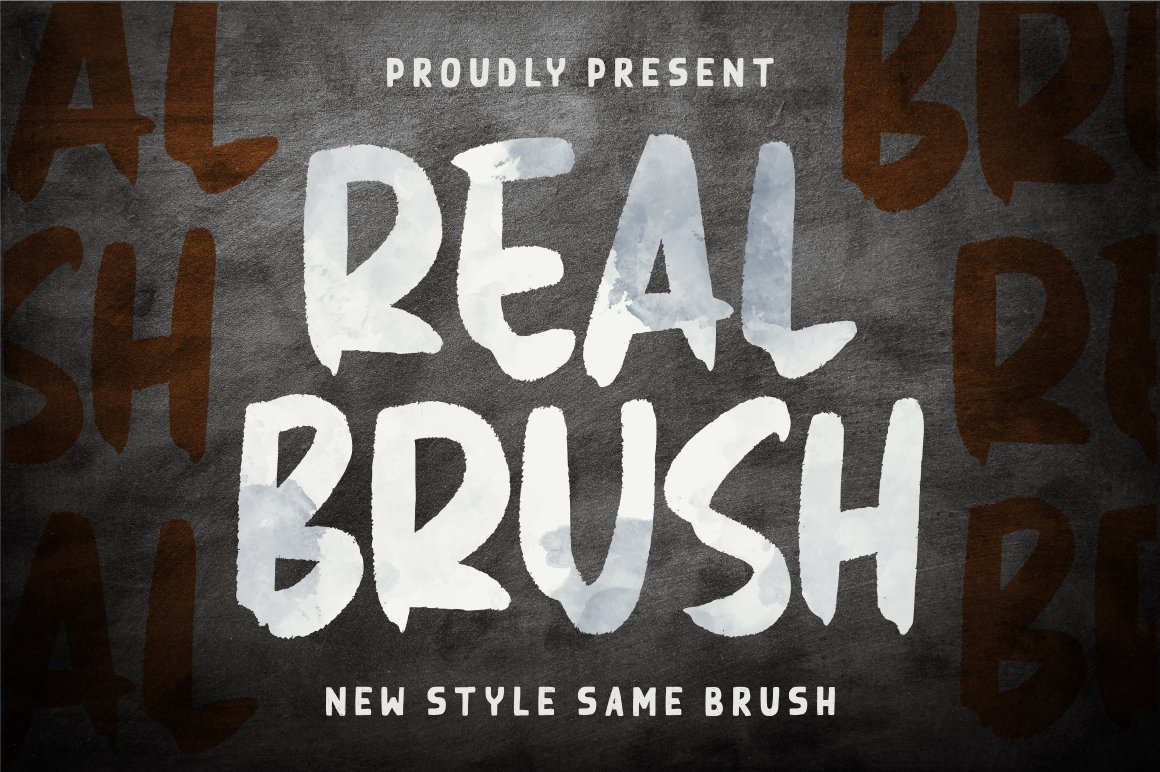 Real Brush - Handbrush Font cover image.