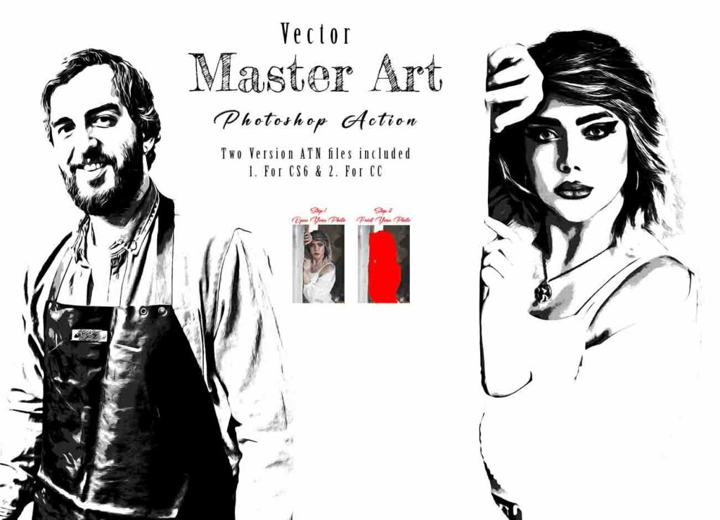 Vector Master Art Photoshop Action – MasterBundles