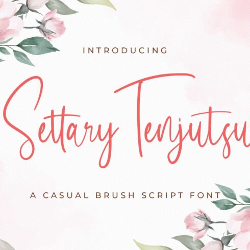 Settary Tenjutsu - Handwritten Font cover image.