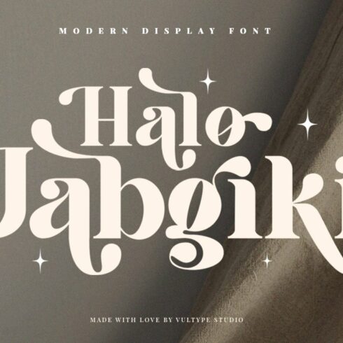 Jabgiki - Bold Serif Font cover image.