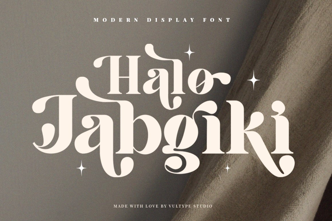 Jabgiki - Bold Serif Font cover image.