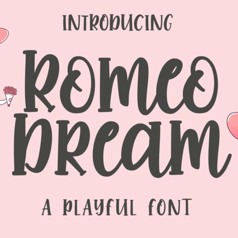 Romeo Dream - Playful Font cover image.