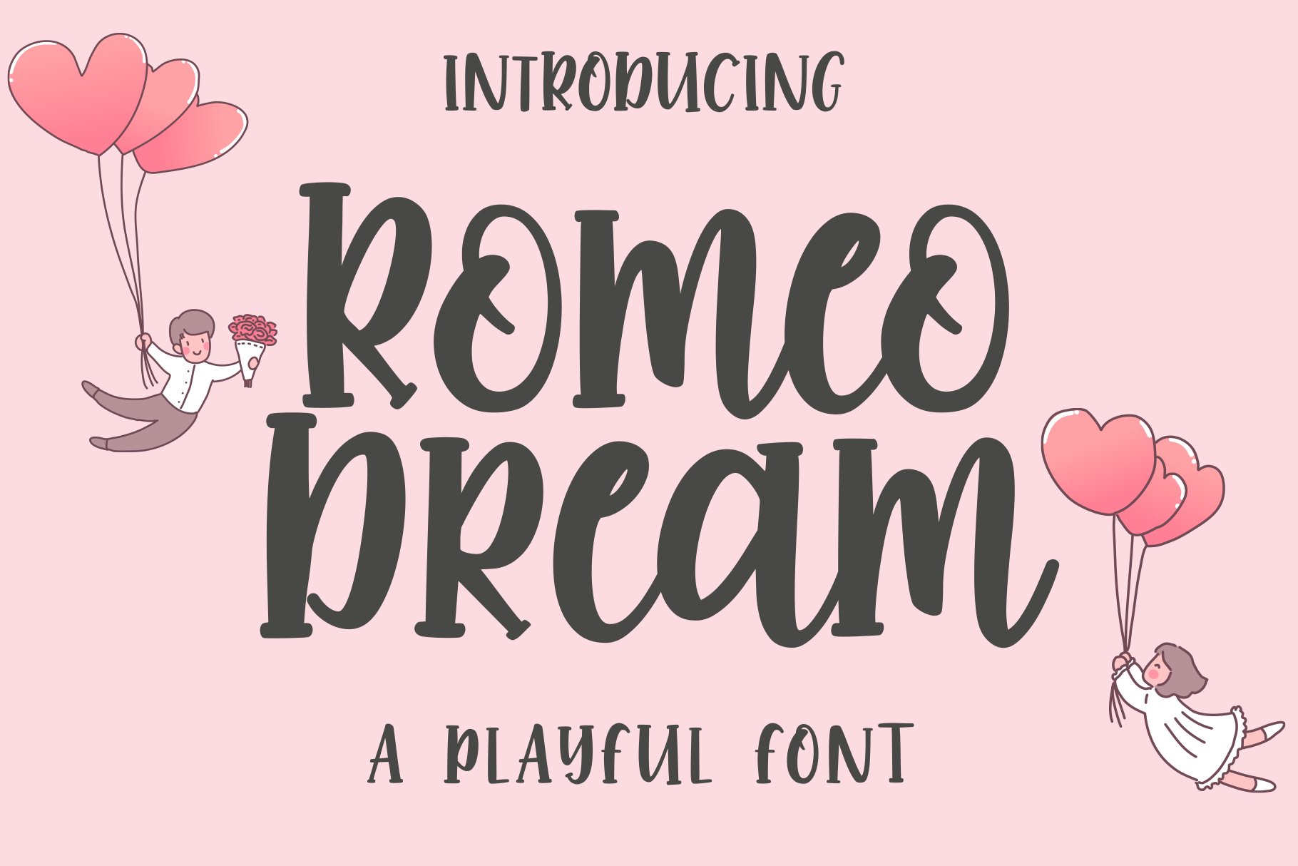Romeo Dream - Playful Font cover image.