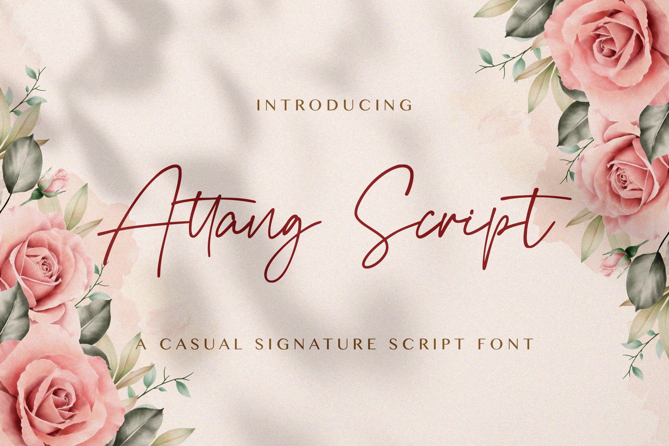Attang Script - Handwritten Font cover image.