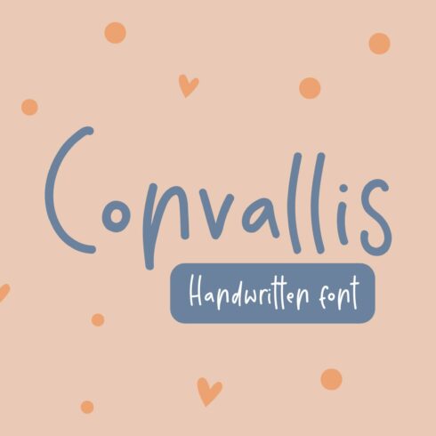 Convallis Childish Font cover image.