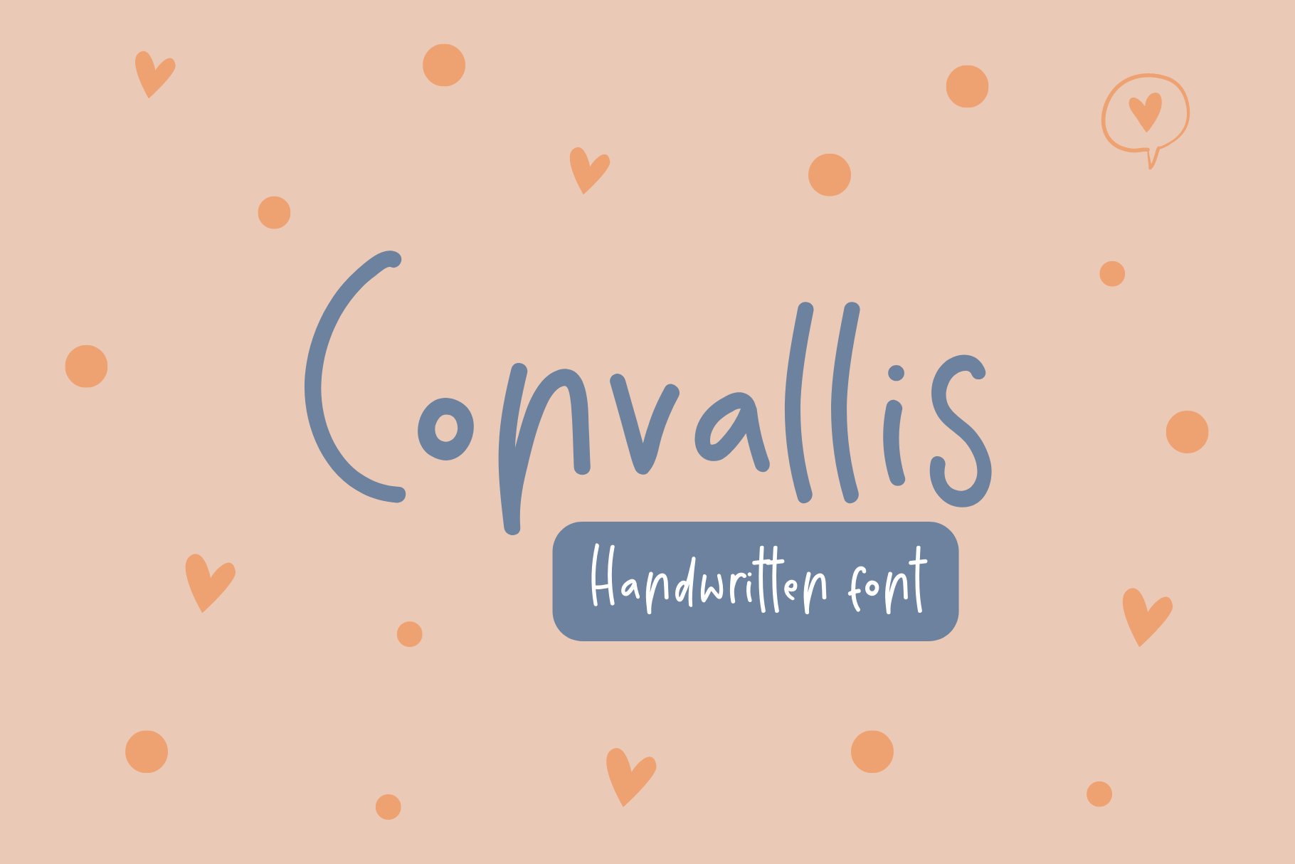 Convallis Childish Font cover image.