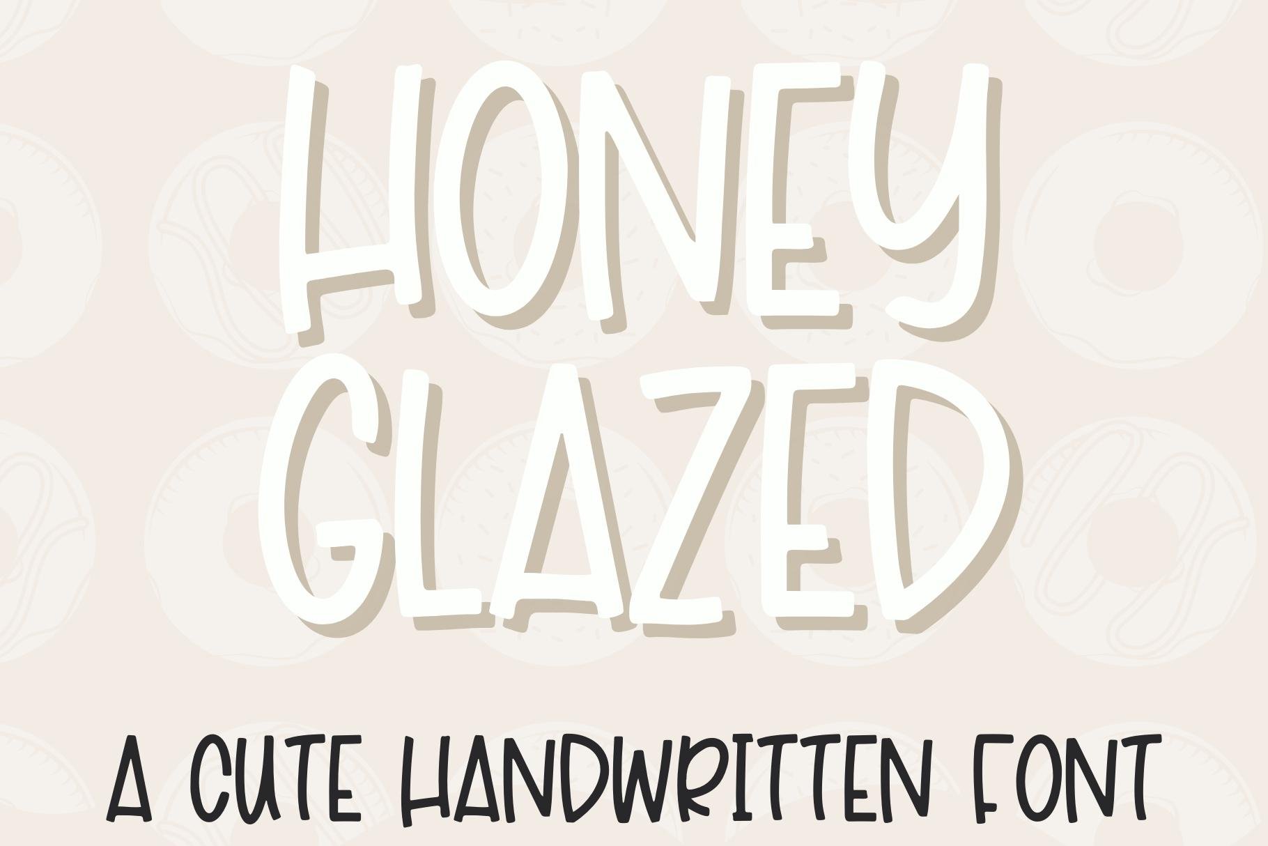 Honey Glazed, Fun Handwriting Font cover image.