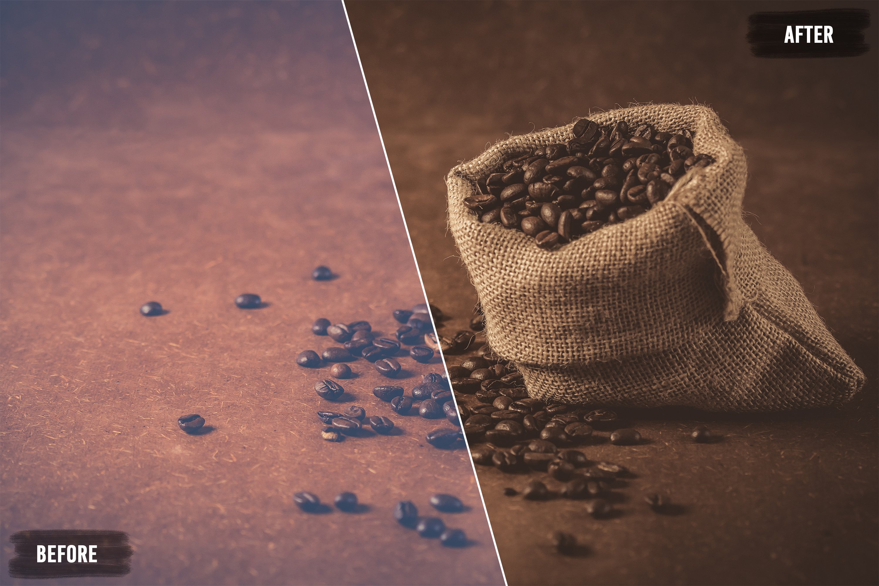 50 Dark Coffee Mobile Presets Packpreview image.