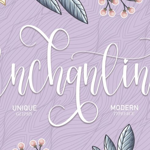 Enchanting | Script font cover image.