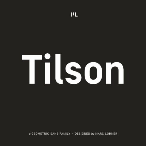 Tilson – Geometric Sans Family cover image.