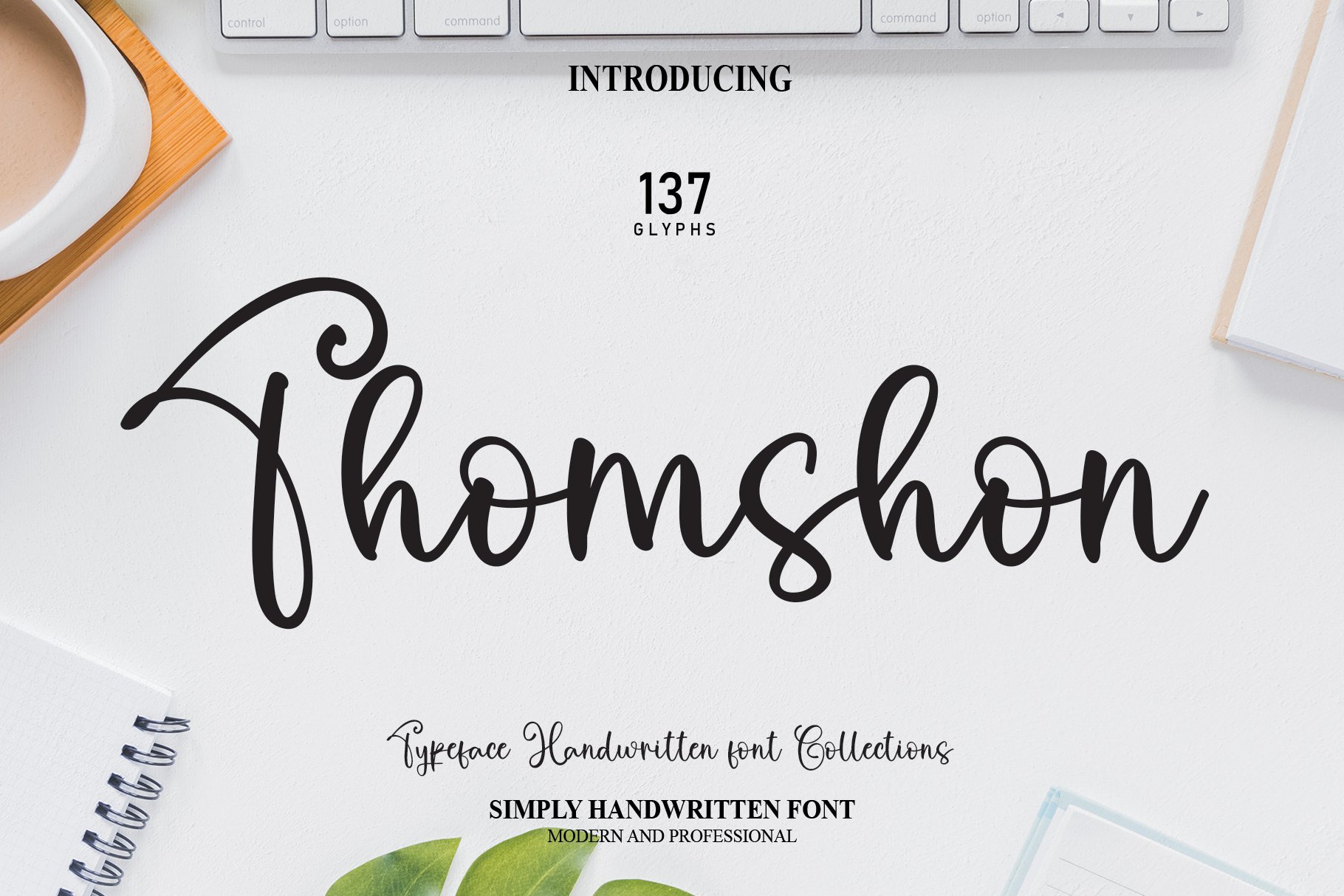 Thomshon | Script Font cover image.