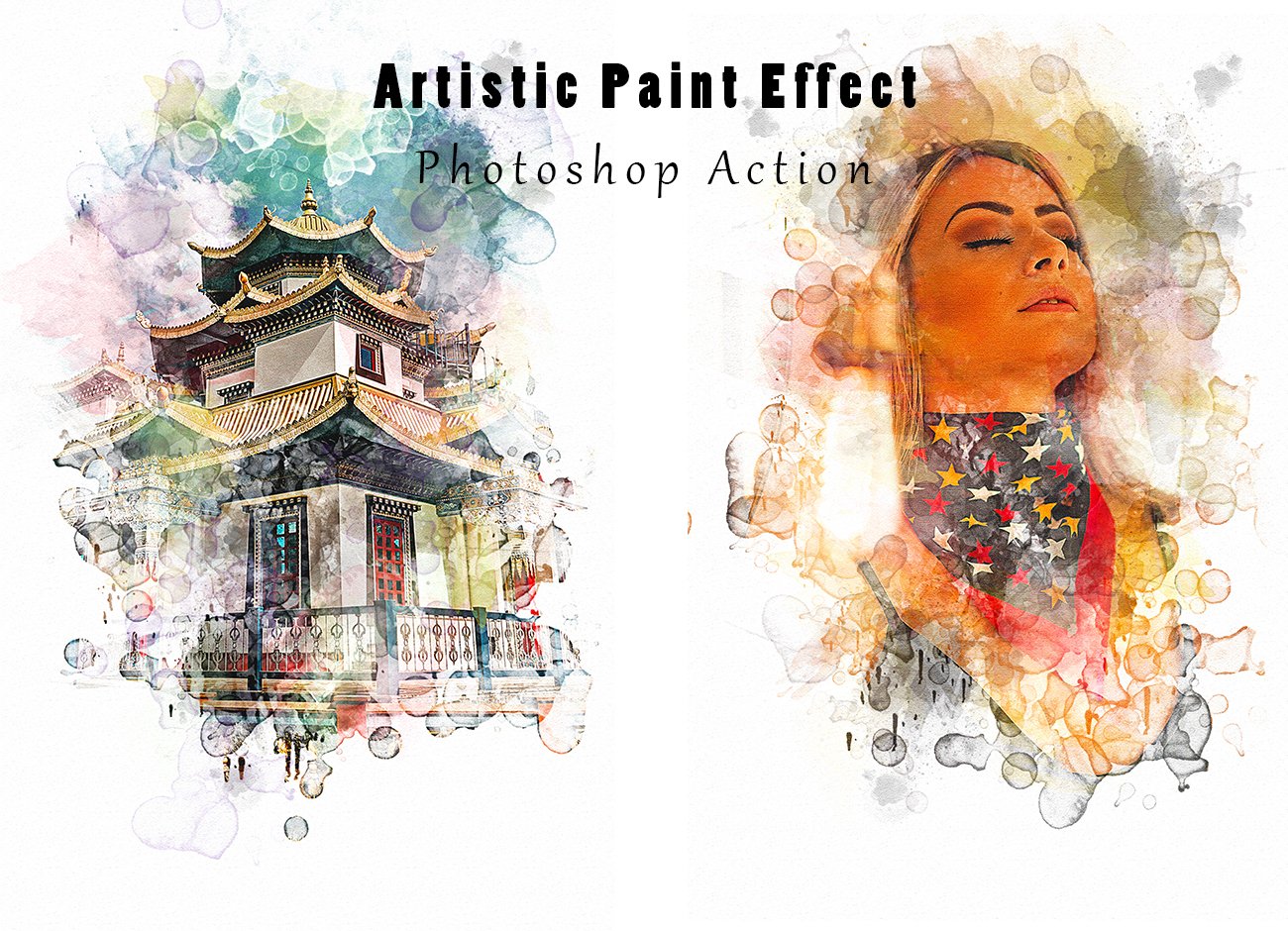 Artistic Paint Effect PS Actioncover image.
