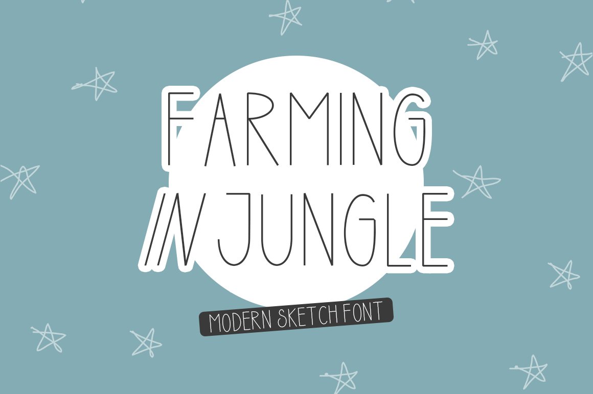 Farming In Jungle | font trios cover image.