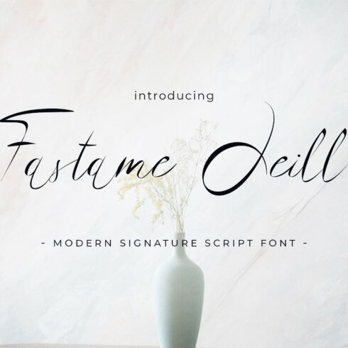 Fastame Jeill - Script Fontcover image.