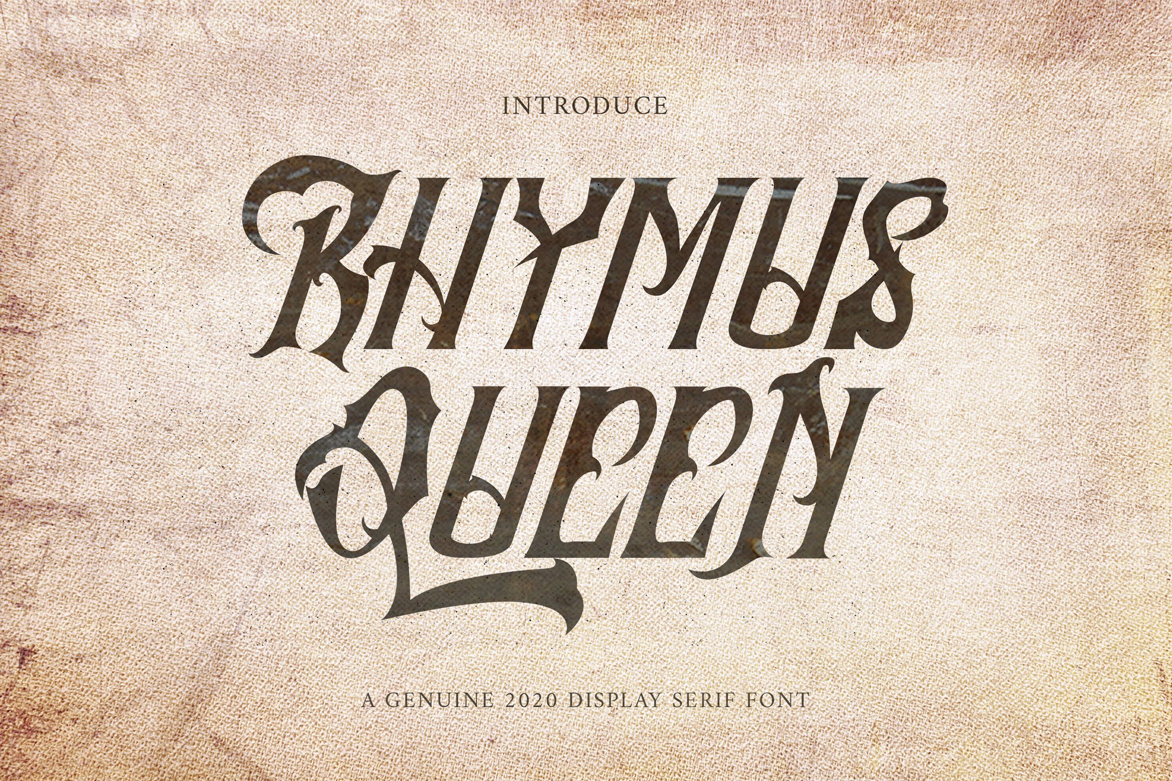 Rhymus Queen - Gothic BlackLetter cover image.