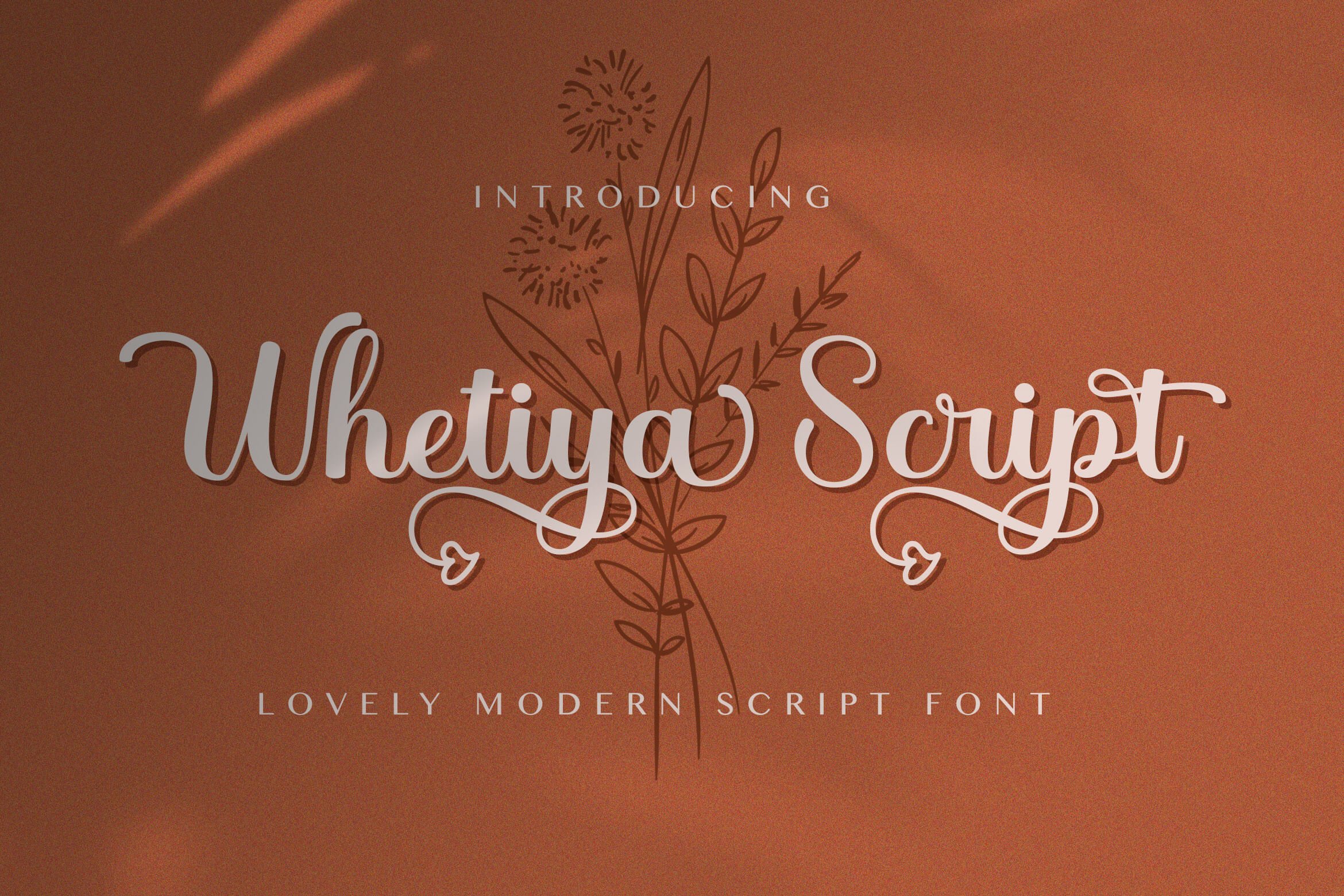 Whetiya - Love Script Font cover image.