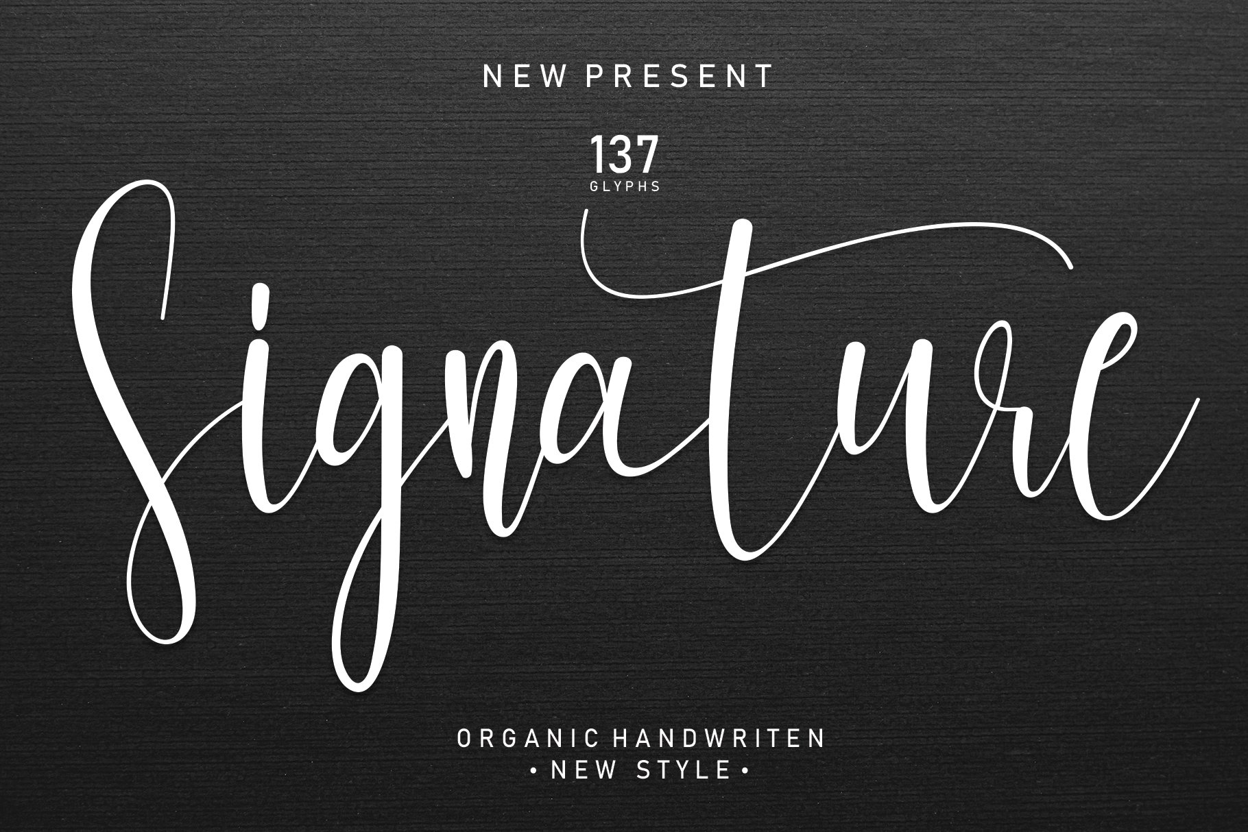 Signature | Handwriten Font cover image.