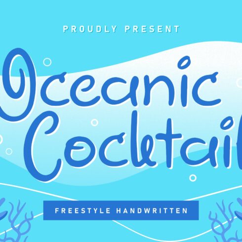 Oceanic Cocktail Font cover image.