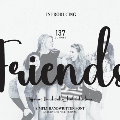 Friends | Script Font cover image.