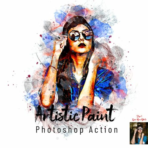 Artistic Paint Photoshop Actioncover image.