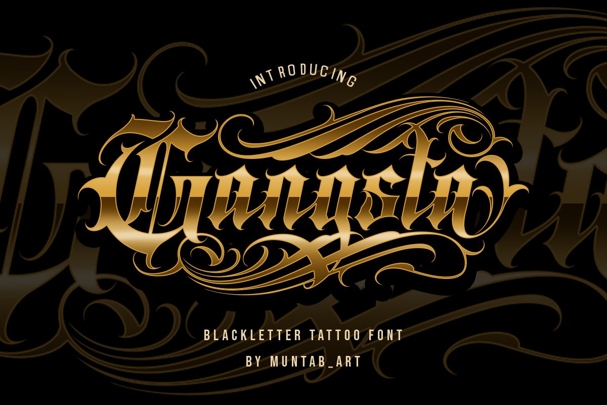 script lettering tattoo fonts