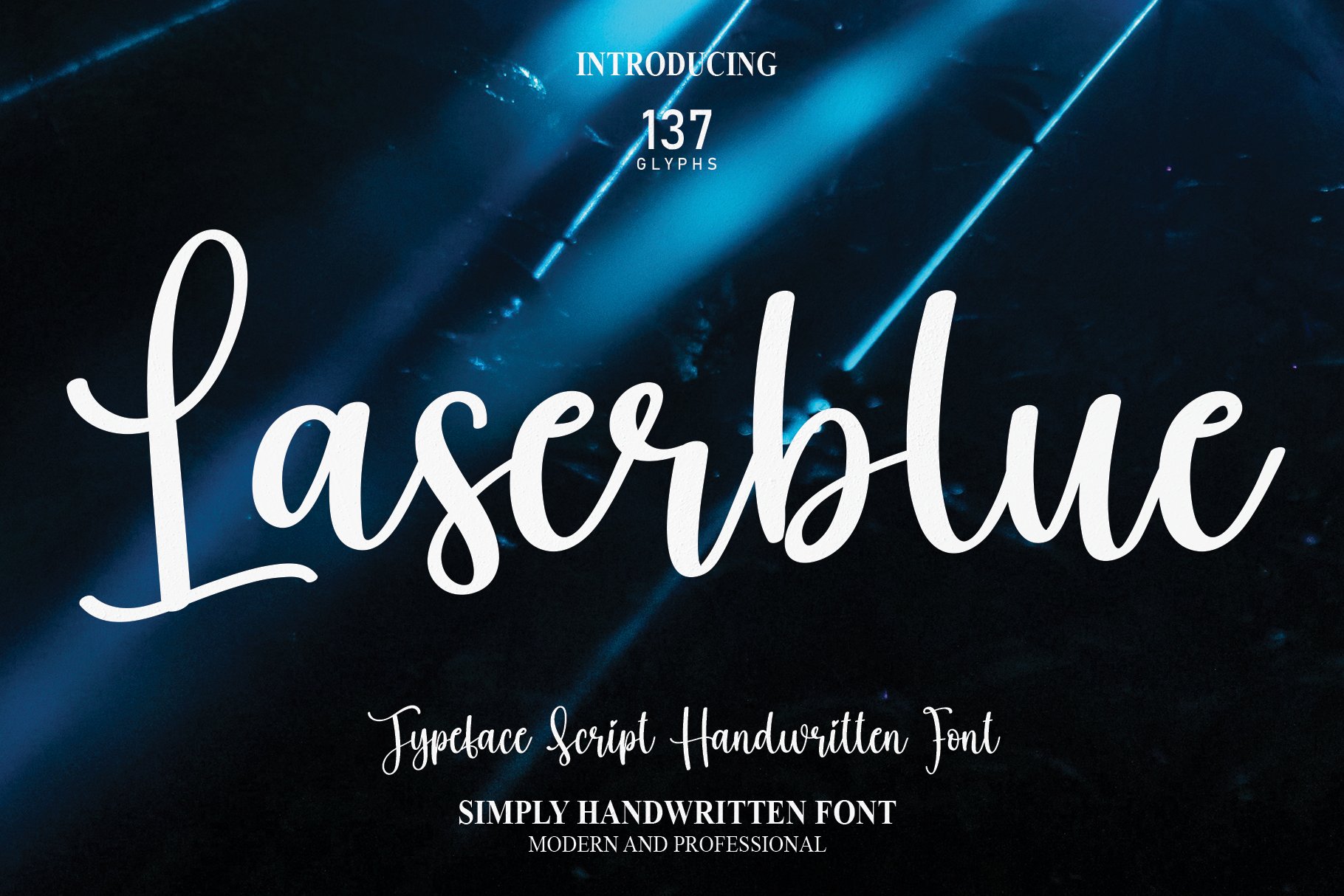 Laserblue | Script Font cover image.