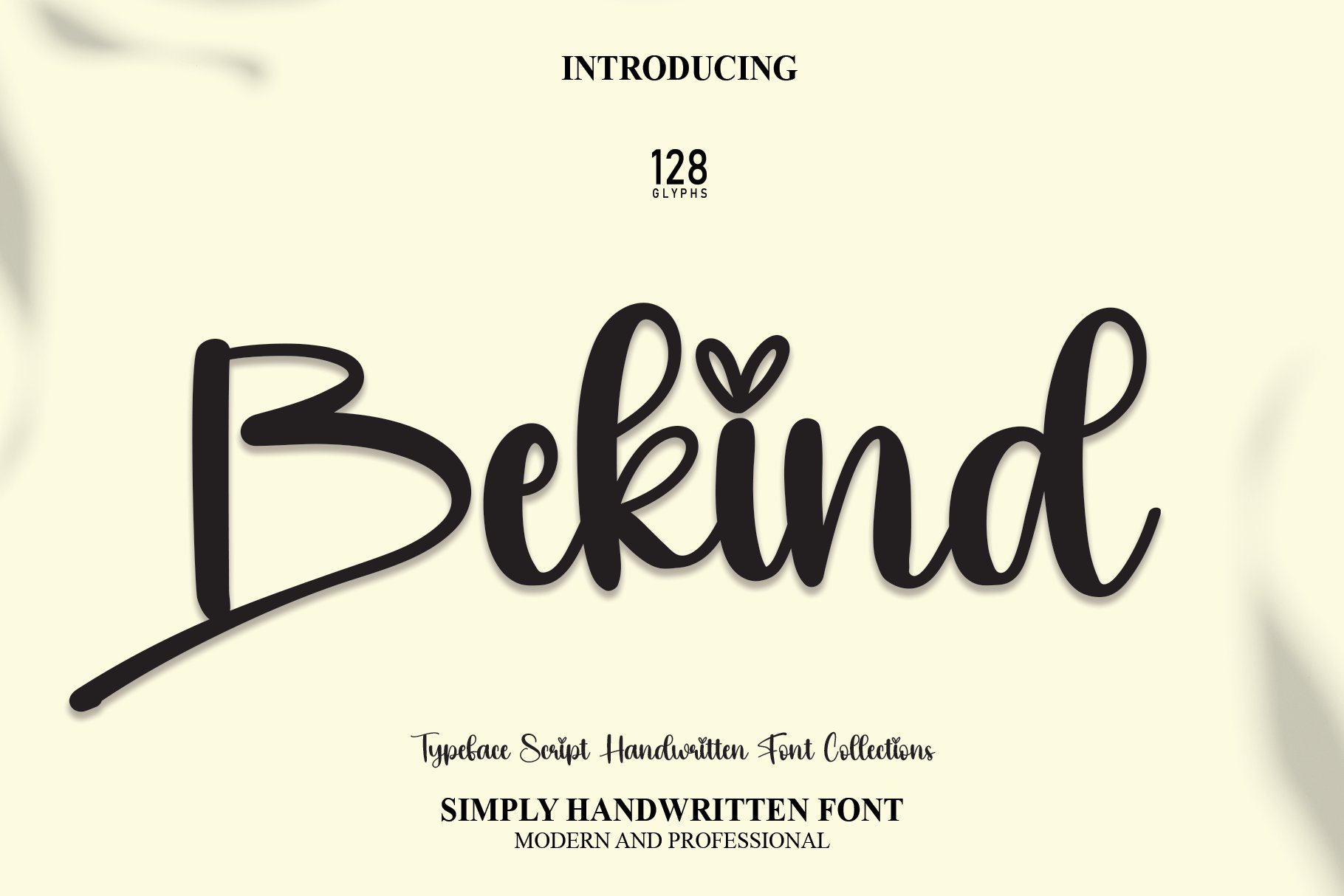 Bekind | Script Font cover image.