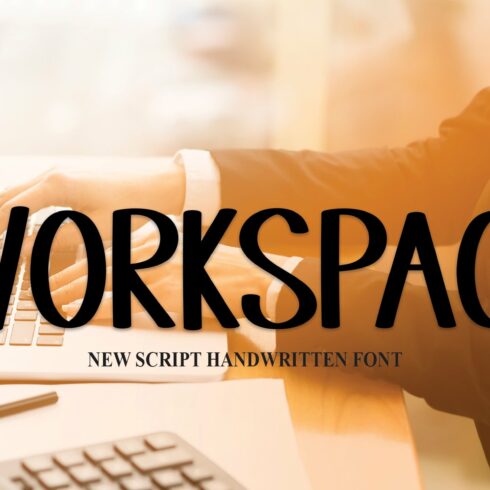 WORKSPACE | Script Font cover image.