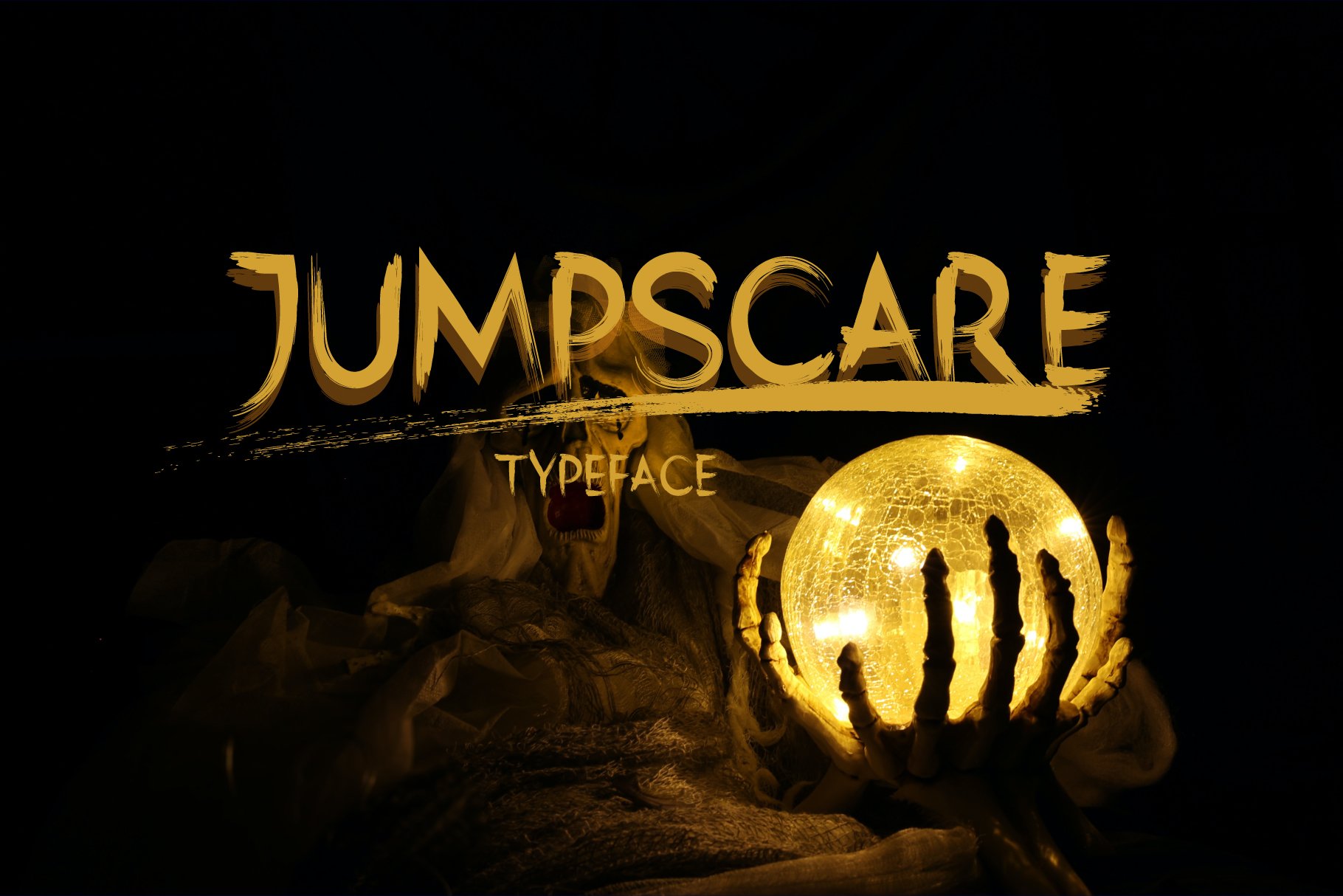 Jumpscare - Handbrush Fontcover image.