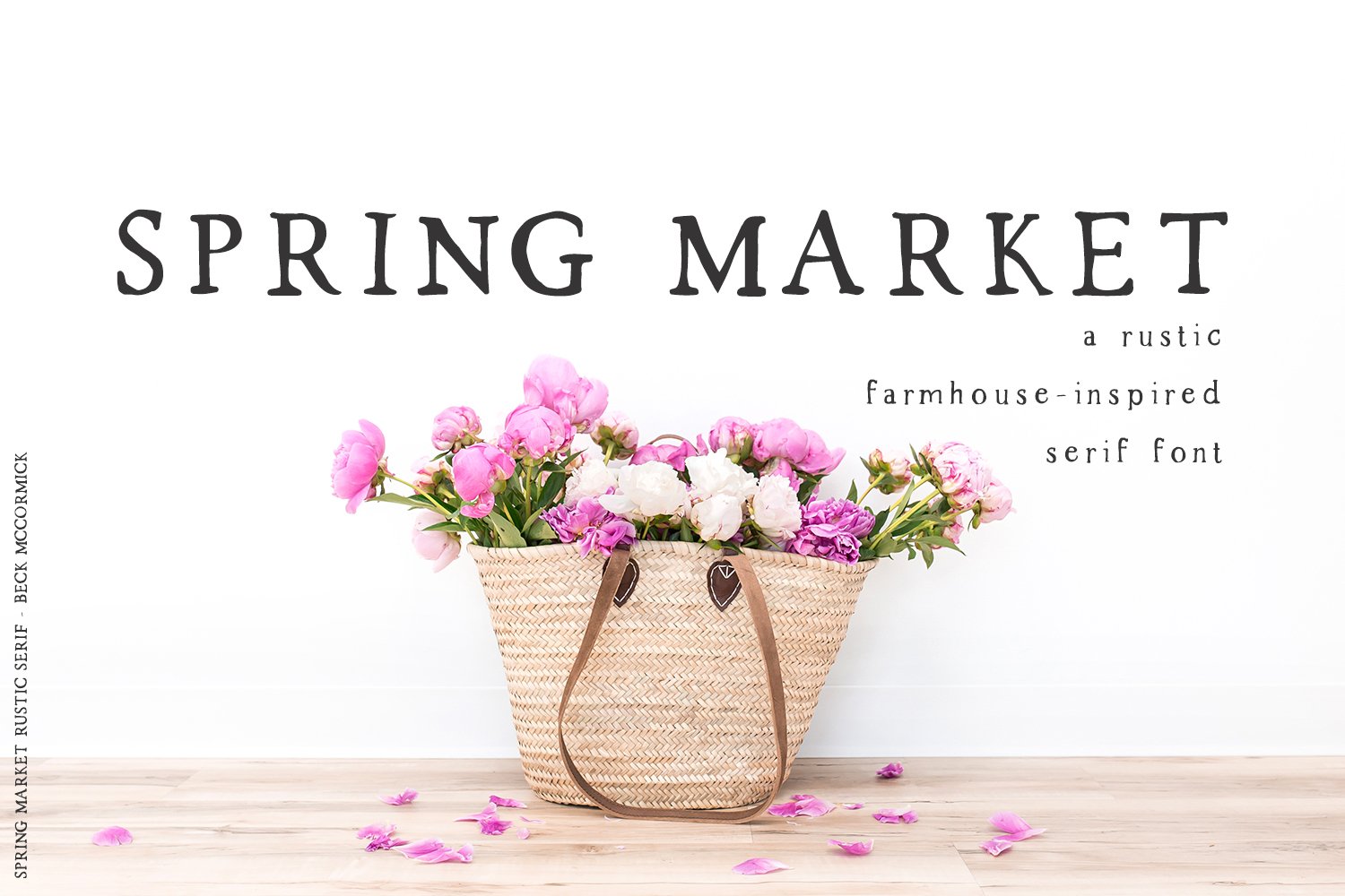 Spring Market - Rustic Font cover image.