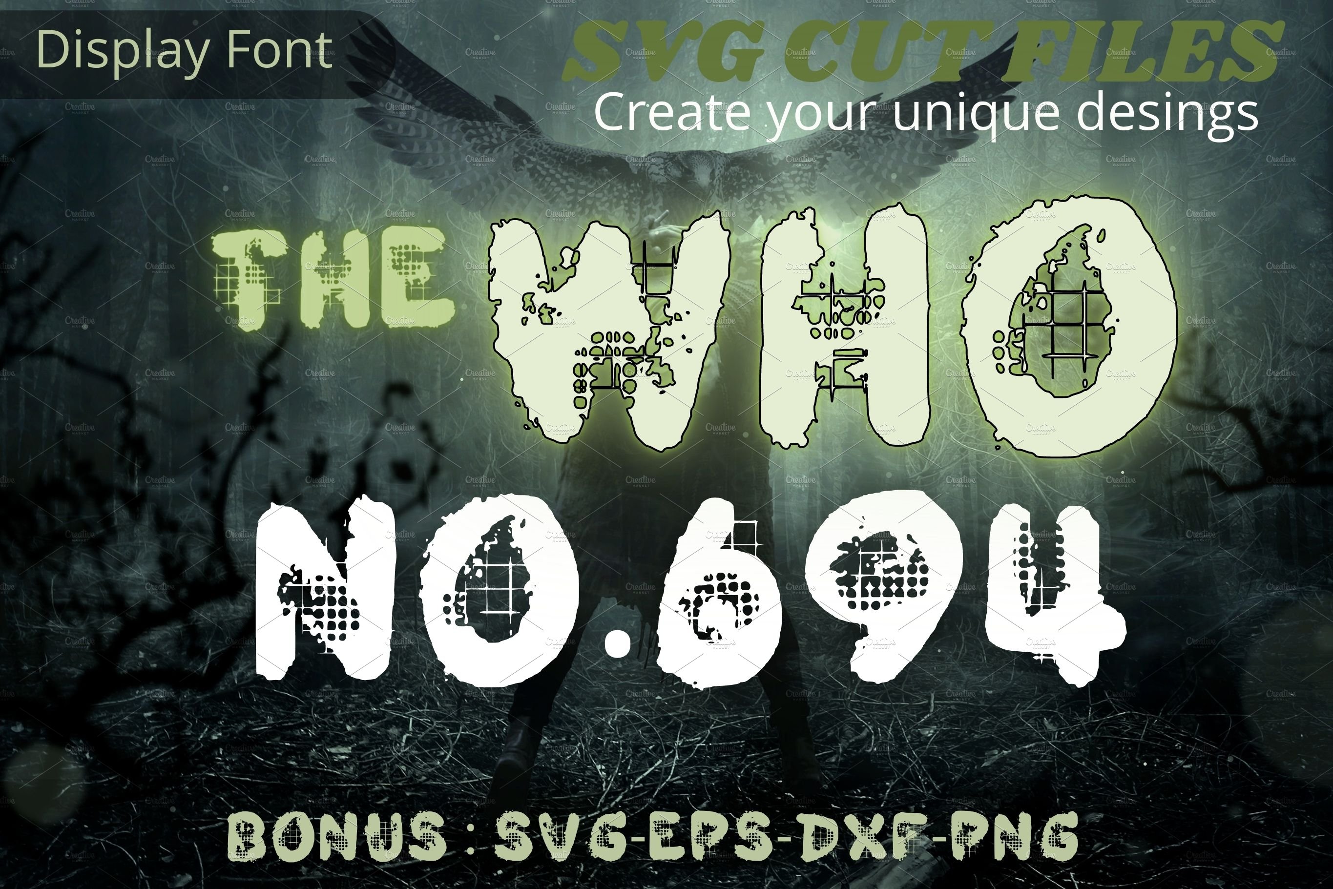 The Who, Horror Font, SVG Font cover image.