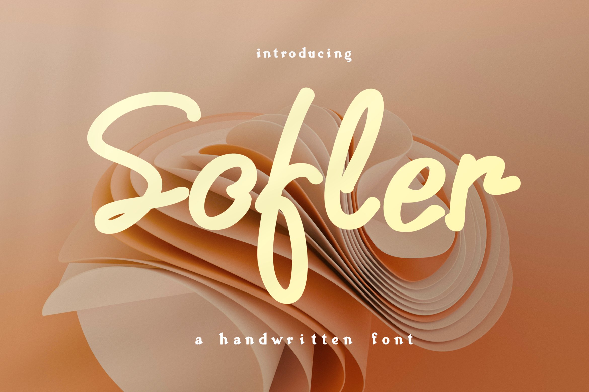 Sofler - Script Font cover image.