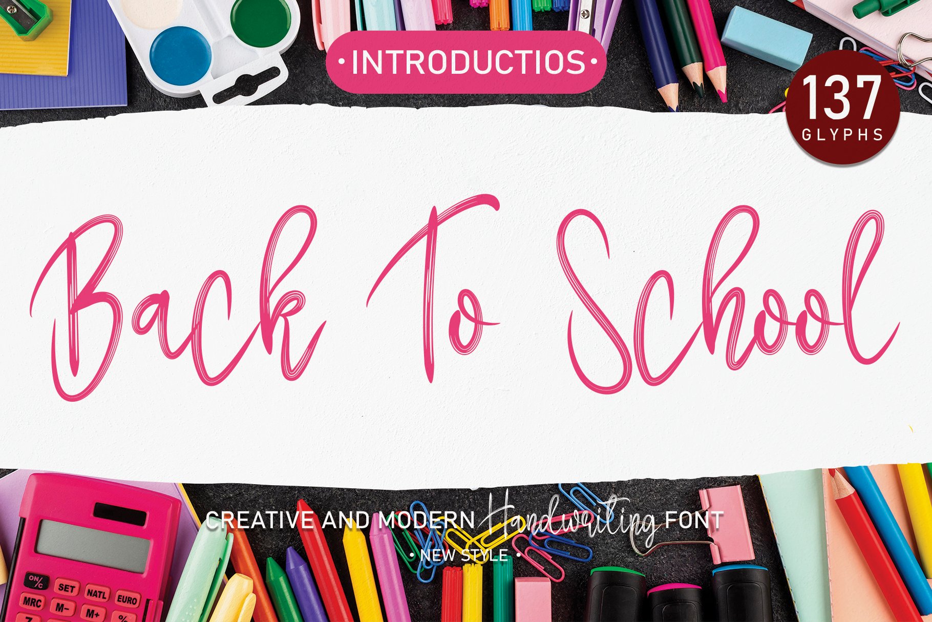 Back To School | Script Font cover image.